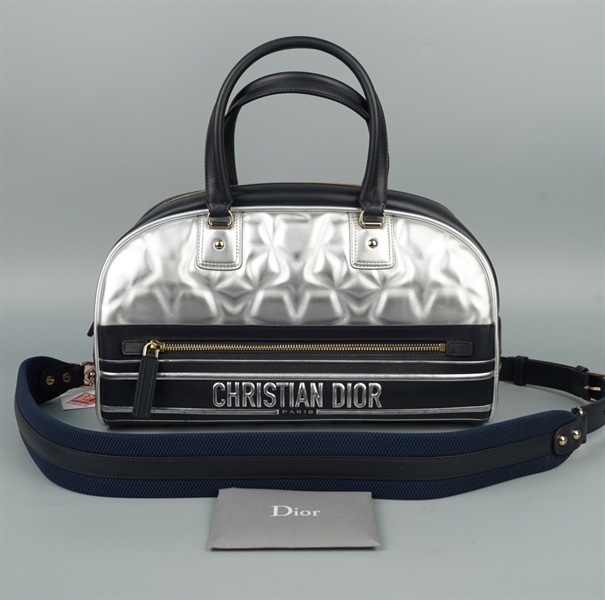 Túi Dior speedy màu bạc (09-MA-1221) sz34 KG+