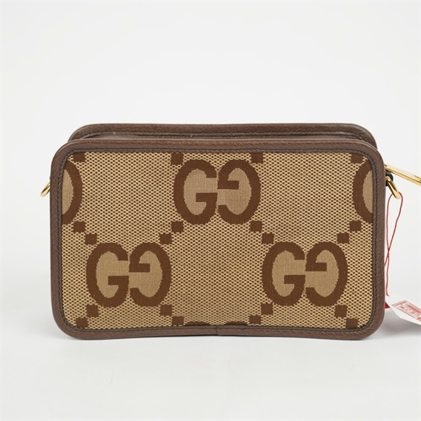 Túi GG đeo chéo nâu (696075-2067) sz22 (HT)+