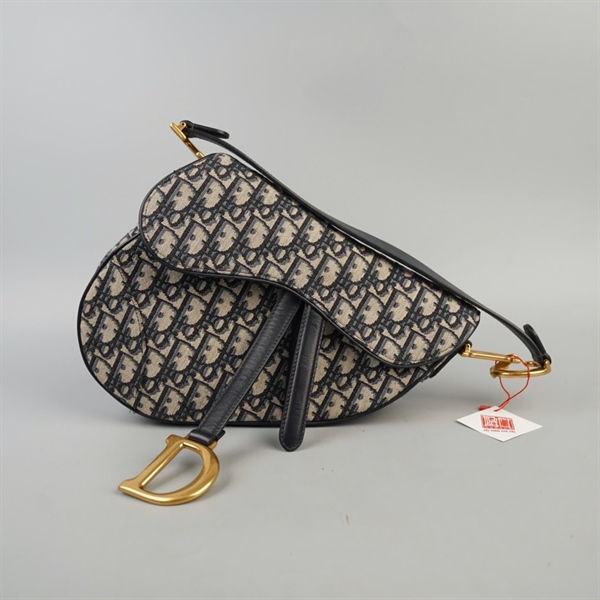 Túi Dior Saddle xám sz25 (BQ) KG+