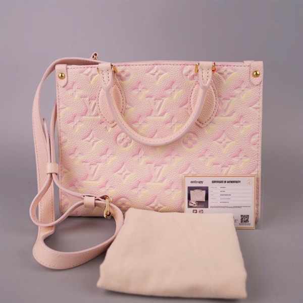 Túi LV Onthego hoa hồng sz25 (LTB) KG+