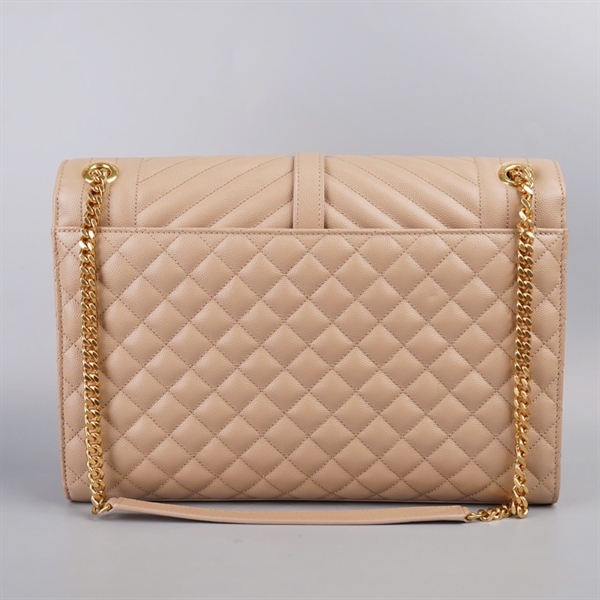 Túi YSL Envelope nude sz31 KG+