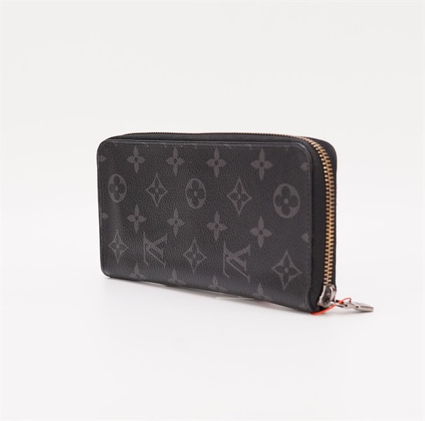 Ví dài LV hoa nâu đen khoá bạc size 20cm +