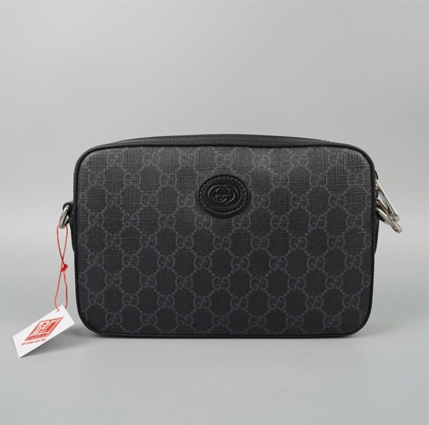 Túi GG clucth màu đen 2 strap sz24 (BQ) KG+