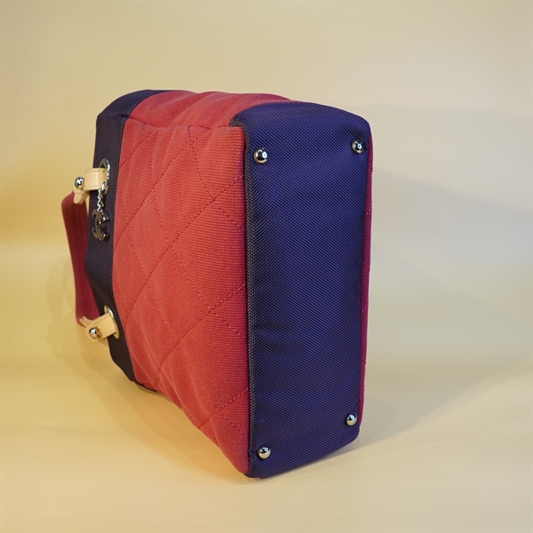 Túi Chanel đỏ phối tím+