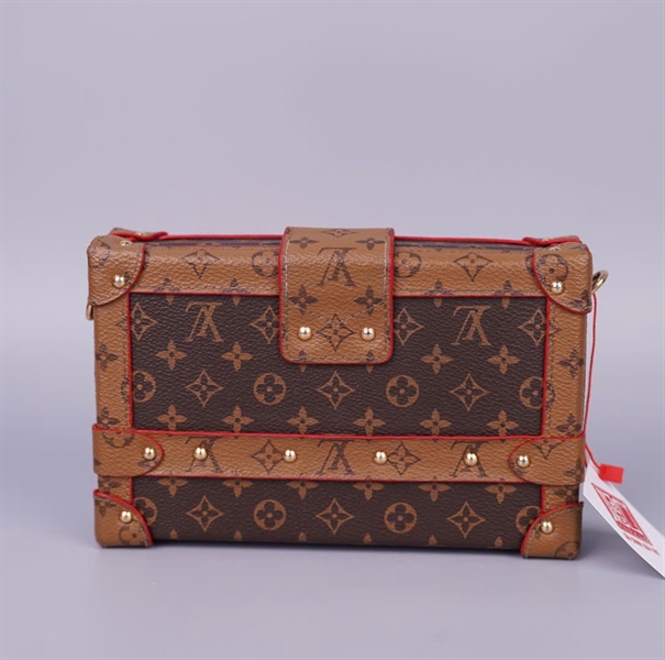 Túi LV Trunk hoa nâu (FL3166) sz19 (BMC) KG+