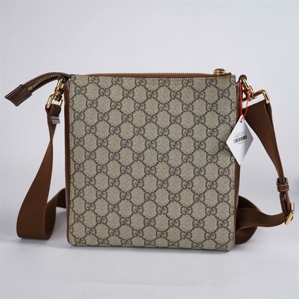 Túi GG đeo chéo xám (G038291878) sz21 KG+