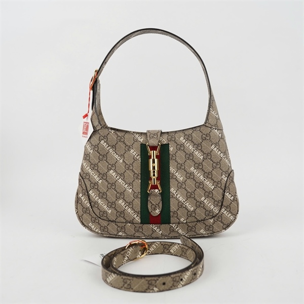 Túi GG Jackie 1961 xám (636706-520981) sz26 (BQ) KG+