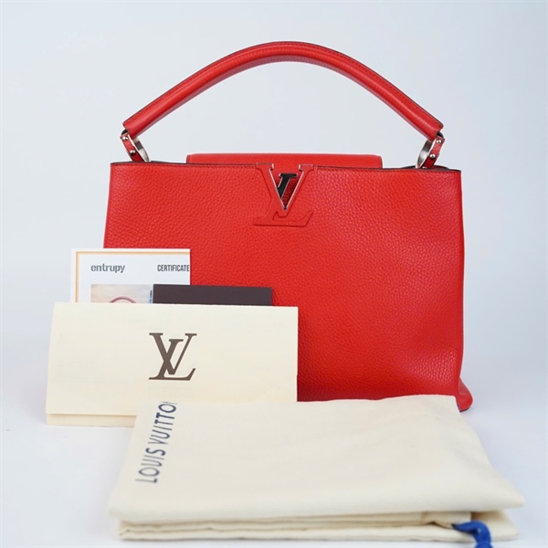 Túi LV Capu đỏ sz32 +