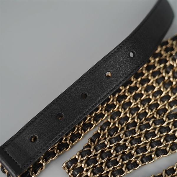 Thắt lưng D&G đen bản 3cm x 90cm KG+