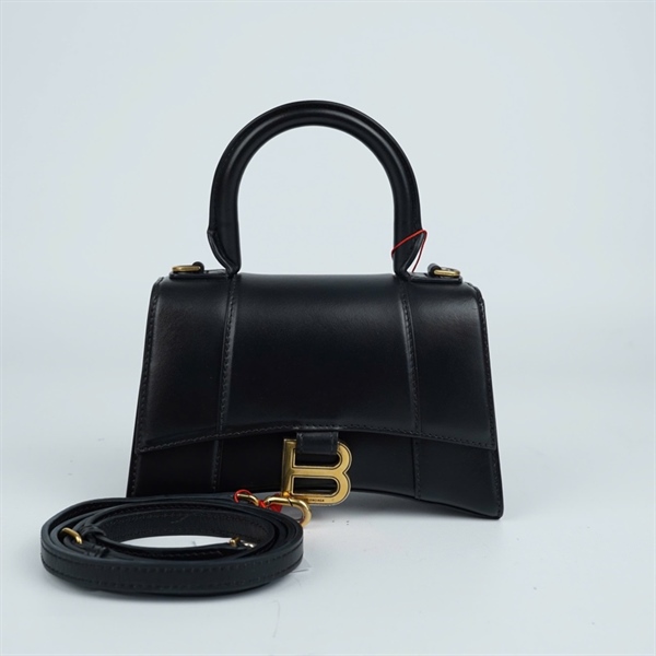 Túi Balenciaga Hourglass đen sz19 (MV) KG+