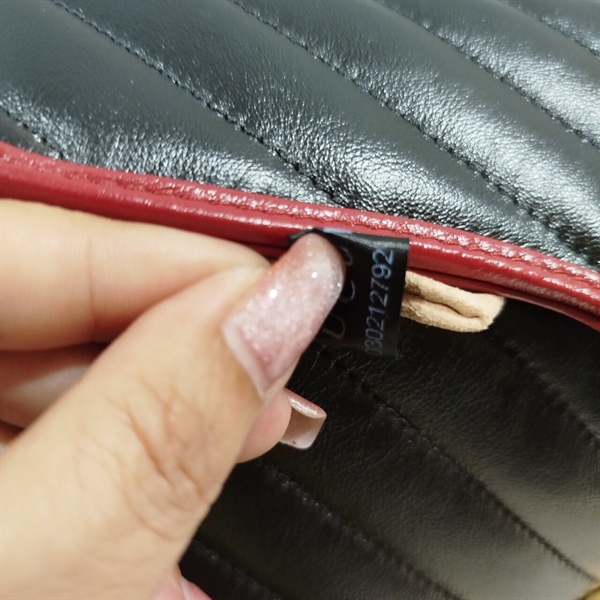 Túi GG Monman Đen Viền Đỏ KG+