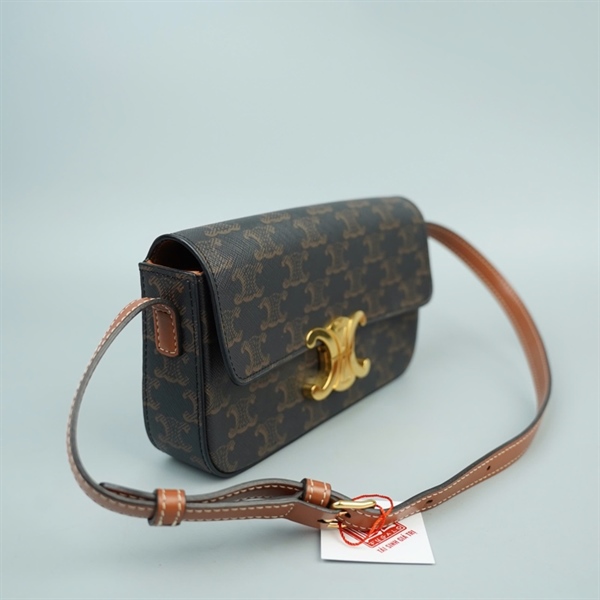 Túi Celine Triomphe nâu sz20 (LN) KG+