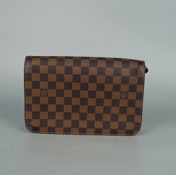 Túi LV Clutch nâu ô vuông (SN2097) sz24 (LT) KG+