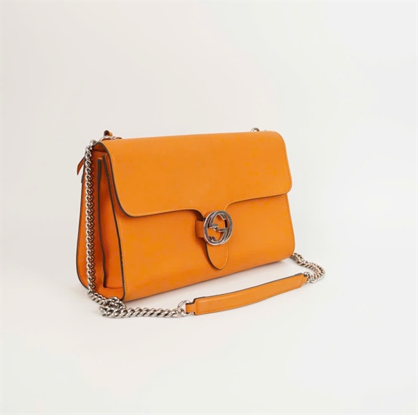 Túi GG pre-owned màu nâu vàng size 30 (BQ) KG+