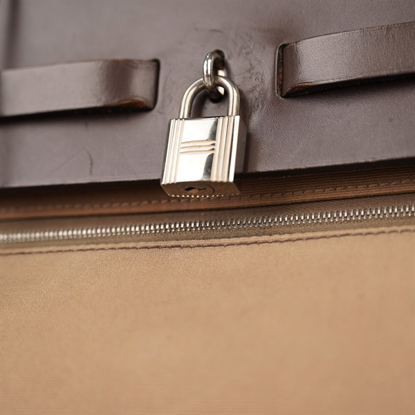 Túi Hermes nâu kèm ổ + chìa sz38 KG+