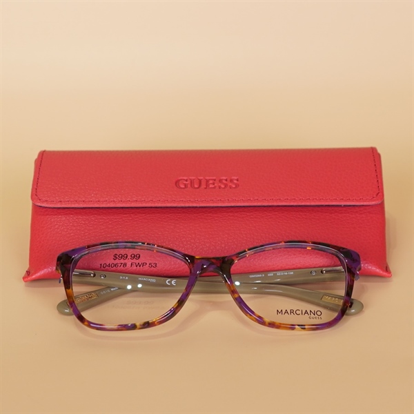 Kính GUESS Vân Vàng Tím KG+