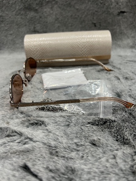 Kính Jimmy Choo mắt nâu kèm dây KG+
