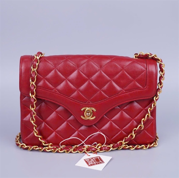 Túi Chanel màu đỏ (1917897) sz21 (LTB) KG+