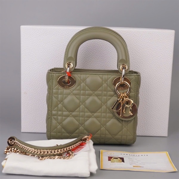 Túi Dior Lady xanh (15-BO-0198) szmini +