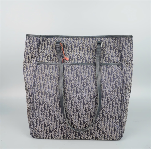 Túi Dior tote xám xanh sz30 (ALT) KG+