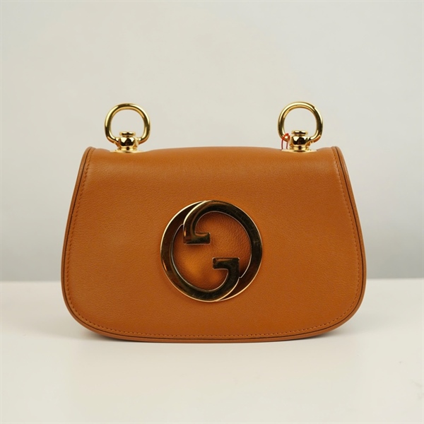 Túi GG đeo chéo nâu kèm 2strap (G038024772) sz21 KG+