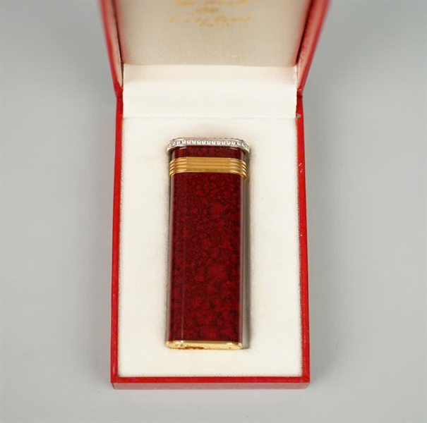 Bật lửa Cartier đỏ (68358T) KG+