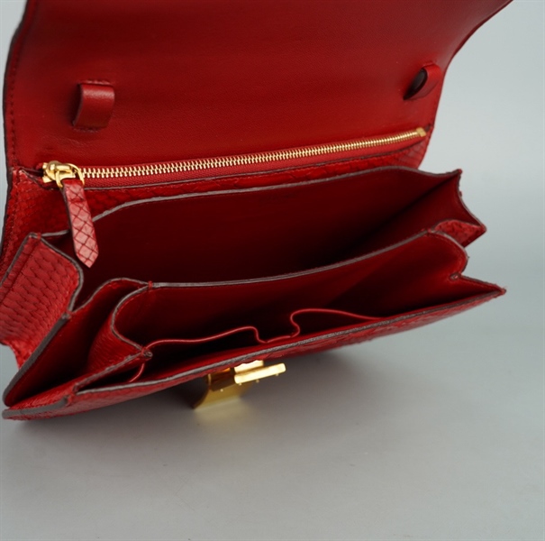 Túi Celine Classic Box đỏ ( U-CE-0123) sz23 KG+
