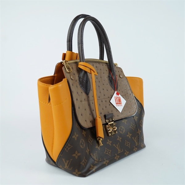 Túi LV Handle hoa nâu kèm 2 chìa (AR1183) sz26 (BQ) KG+