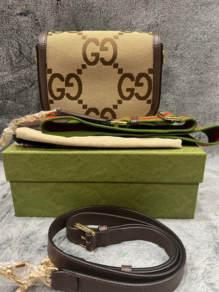 Túi GC 1955 nâu chữ gc mini+