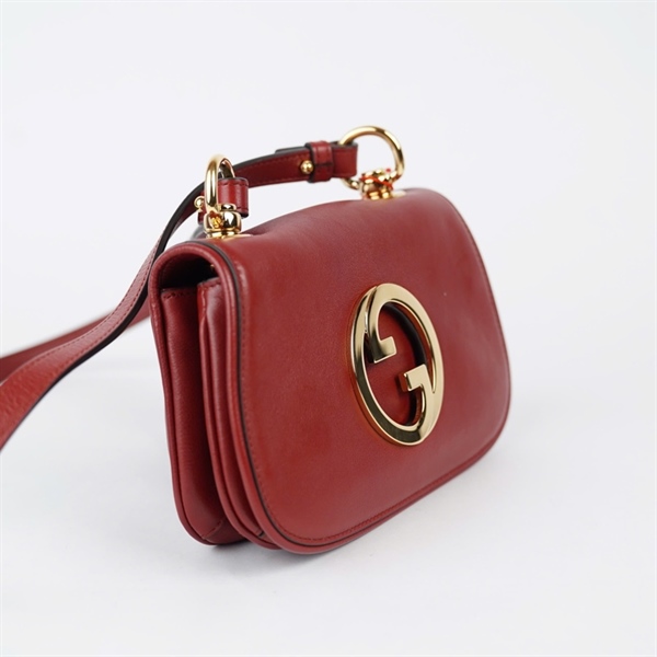 Túi GG Blondie đỏ mận (D038198360) sz21 KG+