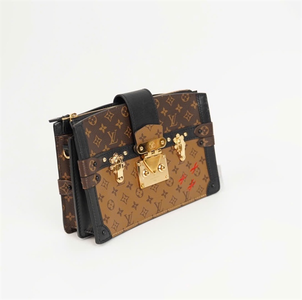 Túi LV trunk hoa nâu size 21 (BQ) KG+