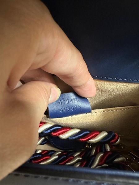 Túi GG Xanh Than Phối Đỏ Xanh Rêu+