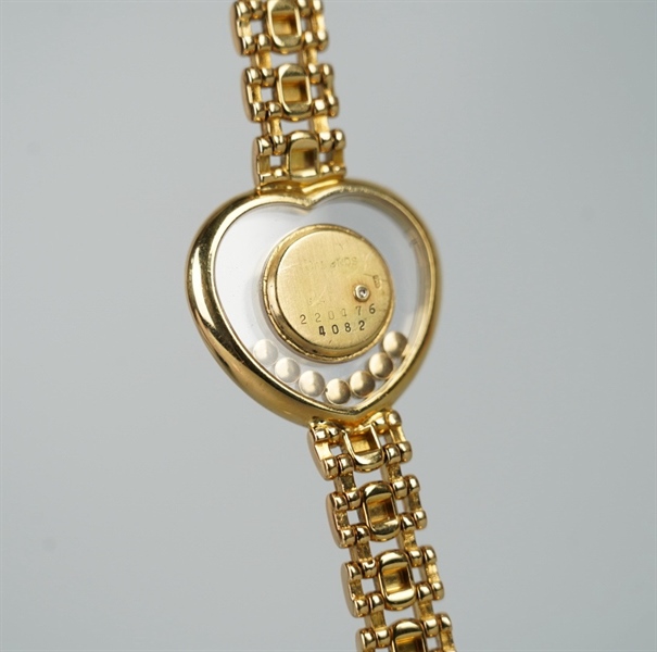 Đồng hồ Chopard trái tim vàng (220476 4082) sz23 kim zin (HC) KG+