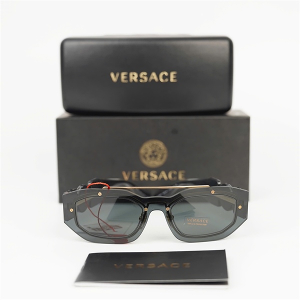 Mắt kính Versace màu đen viền vàng MOD.2235 KG +