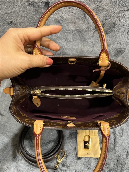 Túi LV hoa nâu size 30cm KG+