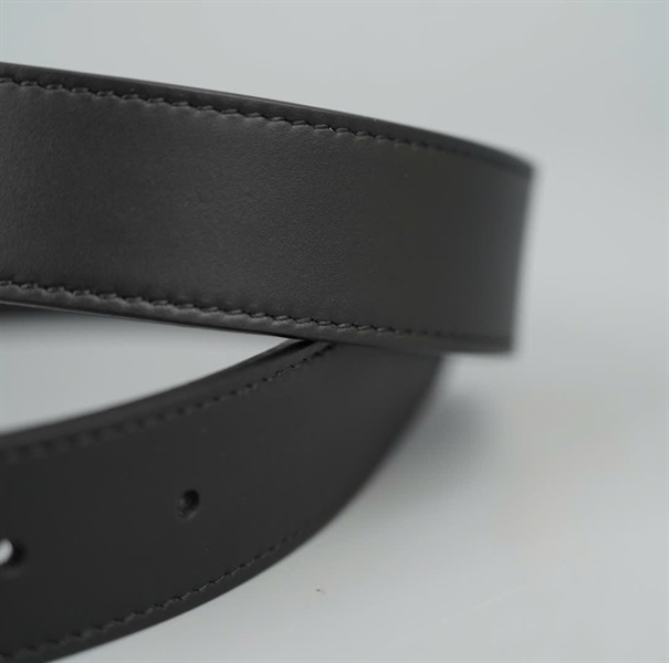 Thắt lưng GG đen khóa vàng bản 3cm dài 90cm (ALT) KG+