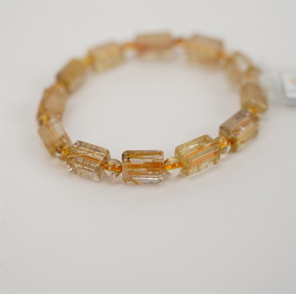 Vòng tay đốt trúc thạch anh tóc vàng 354723 KG+