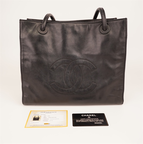 Túi Chanel tote đen (5294742) - có lót form sz29 KG+