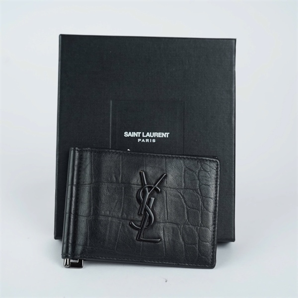 Ví YSL card đen (TH) KG+