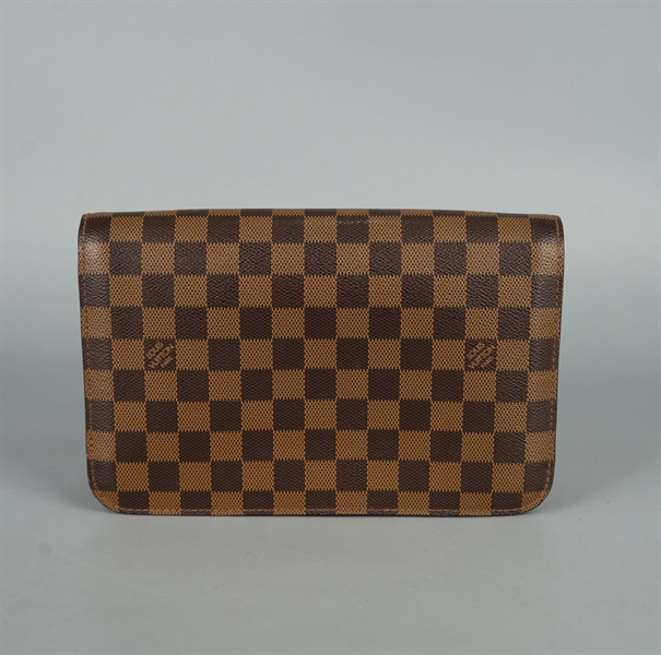 Túi LV Clutch ô vuông nâu (FL1013) sz24 (LT) KG+