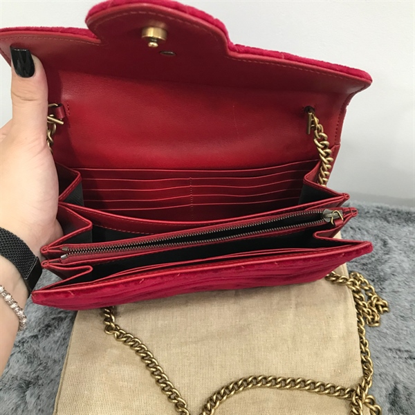 Túi GG Đỏ Nhung+