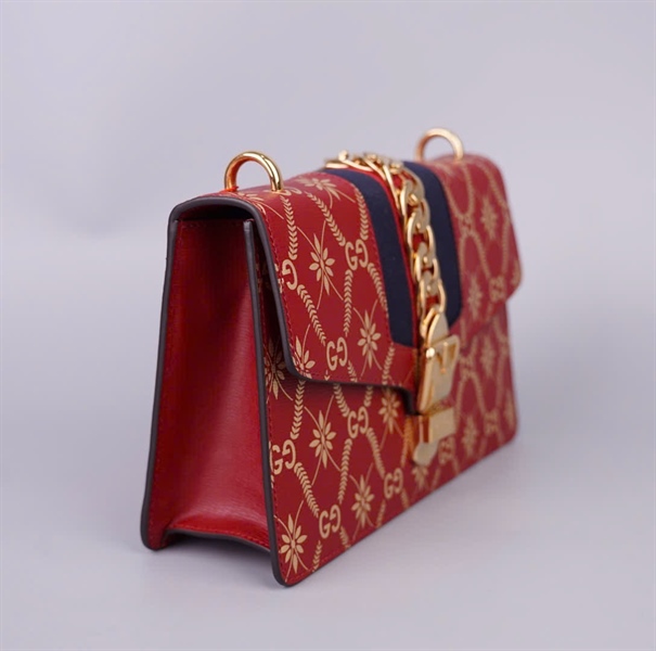 Túi GG Sylvie đỏ (5211054980750) 2strap sz26 (BMC)+