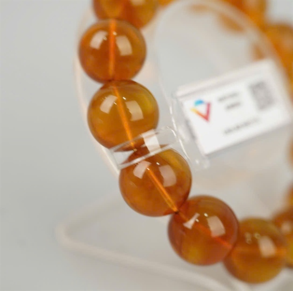 Dây vòng hổ phách 965726 thiếu sổ KG+