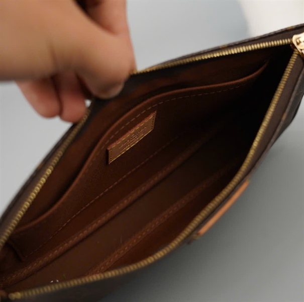 Túi LV Multi Pochette hoa nâu sz22 KG+