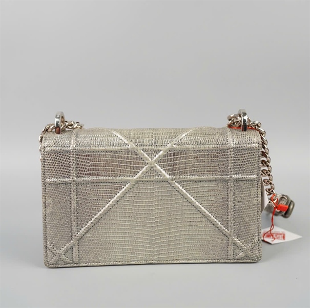 Túi Dior Woc màu bạc sz21 (BQ) KG+