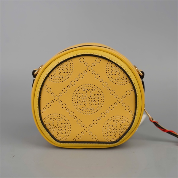 Túi Tory Burch tròn vàng sz14+