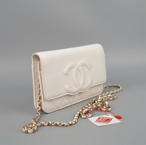 Túi Chanel trắng 30980928 sz19 KG+