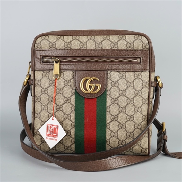 Túi GG đeo chéo xám 547926520981 sz23 (BQ) KG+