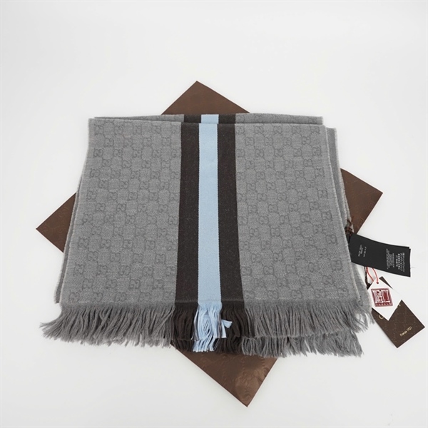 Khăn GG Ophidia xám họa tiết (PN) +