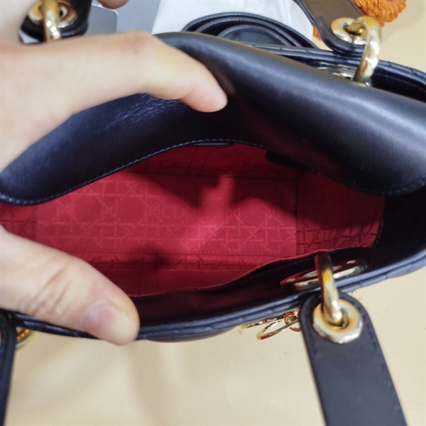Túi Lady Dior Đen+